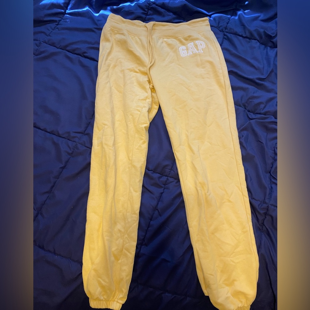 Yellow GAP Sweatpants